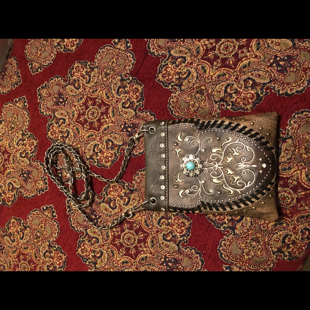Brown Cross over bag